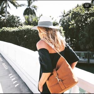 India Hicks Edwina hobo bag suede